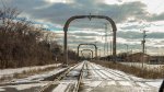 Rail tracks at Allen Park